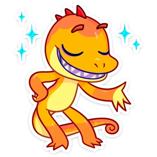 Sticker from the "Геккоша" sticker pack