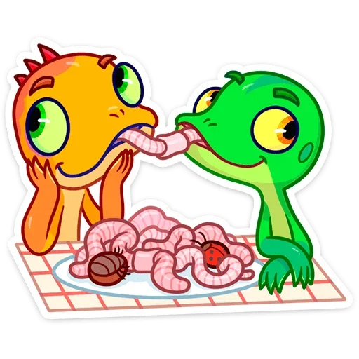 Sticker from the "Геккоша" sticker pack