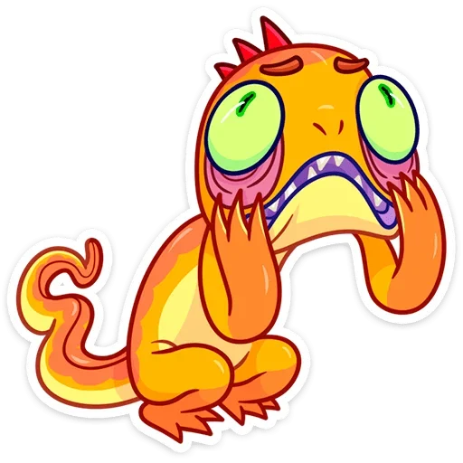 Sticker from the "Геккоша" sticker pack