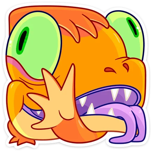 Sticker from the "Геккоша" sticker pack