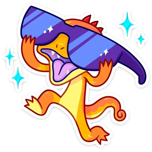 Sticker from the "Геккоша" sticker pack