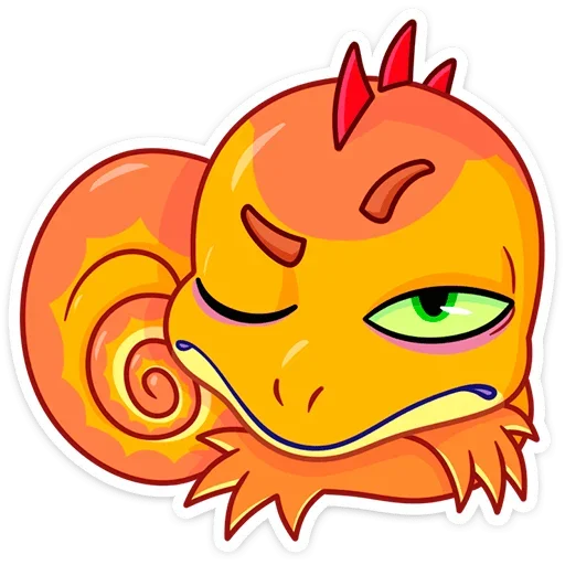 Sticker from the "Геккоша" sticker pack