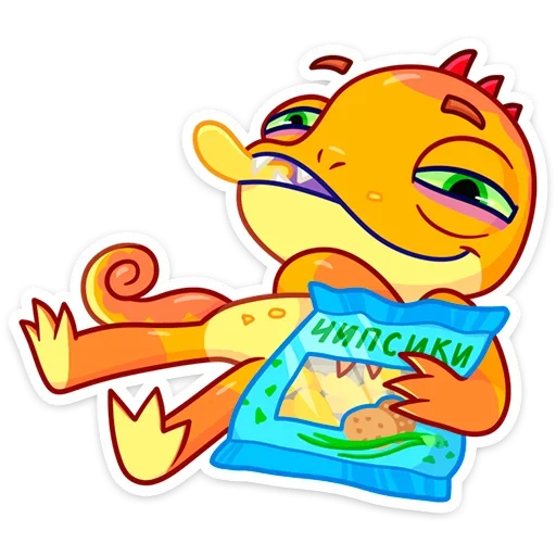 Sticker from the "Геккоша" sticker pack