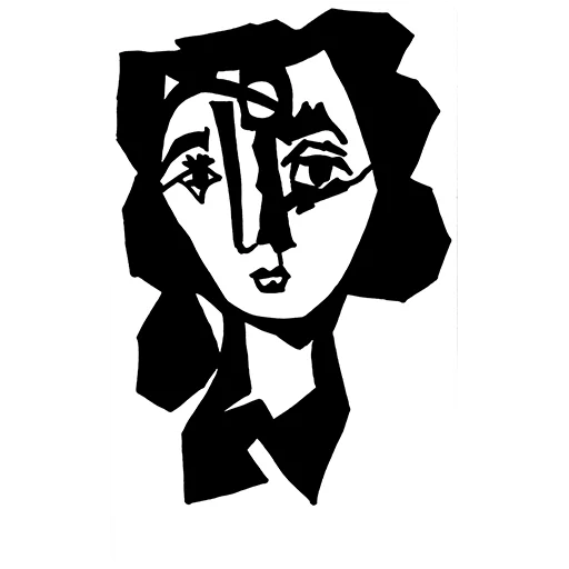 Sticker from the "ЧБ / BW" sticker pack