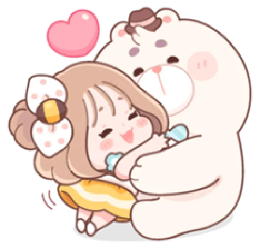 Sticker Honey & Bear