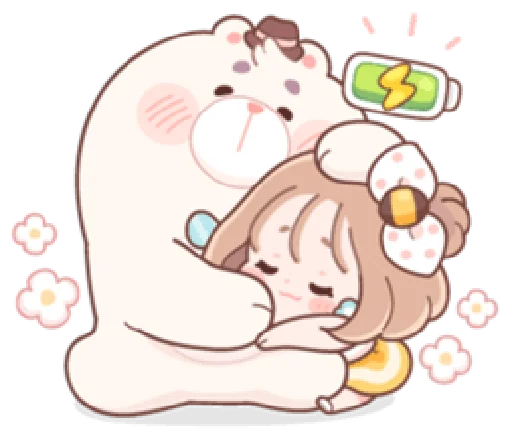 Sticker Honey & Bear