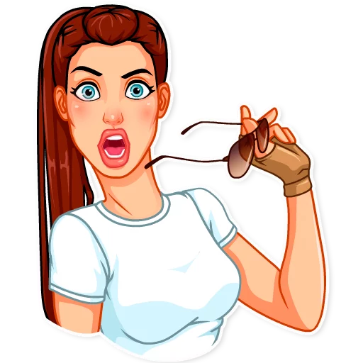 Sticker from the "Tomb Raider" sticker pack