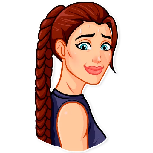 Sticker from the "Tomb Raider" sticker pack