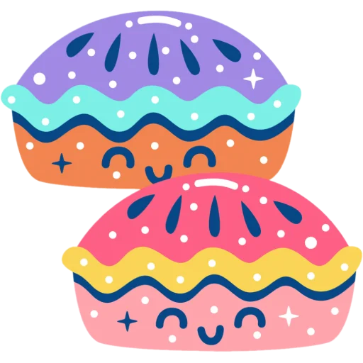 Sticker from the "flat food" sticker pack