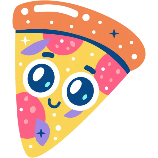 Sticker from the "flat food" sticker pack