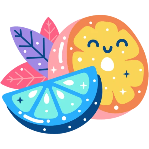 Sticker from the "flat food" sticker pack