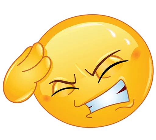 Sticker from the "emoticon" sticker pack