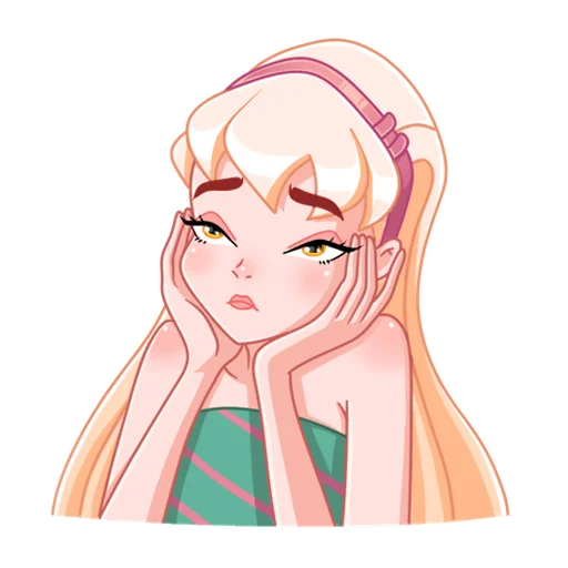 Sticker from the "Winx" sticker pack