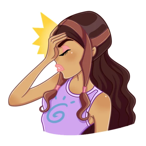 Sticker from the "Winx" sticker pack