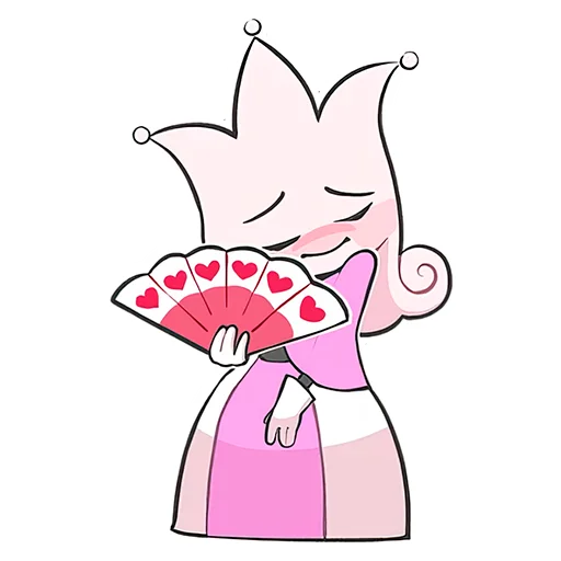 Sticker from the "princess" sticker pack