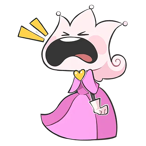 Sticker from the "princess" sticker pack