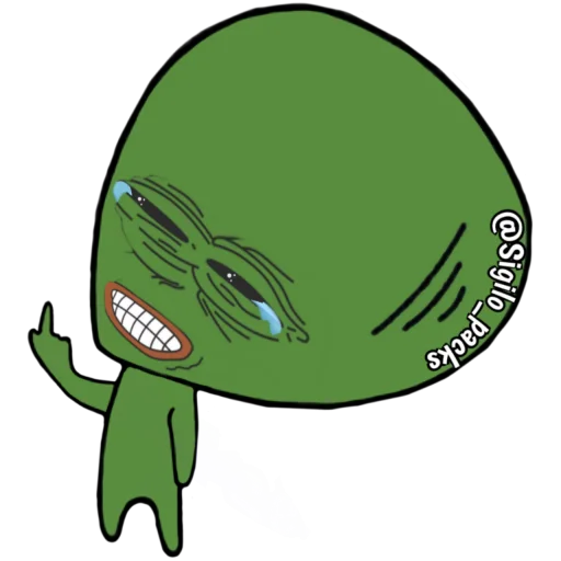 Sticker from the "👽 ET PEPE 👽" sticker pack