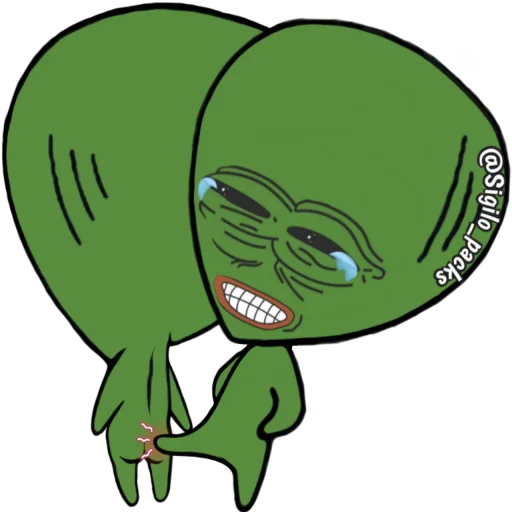 Sticker from the "👽 ET PEPE 👽" sticker pack