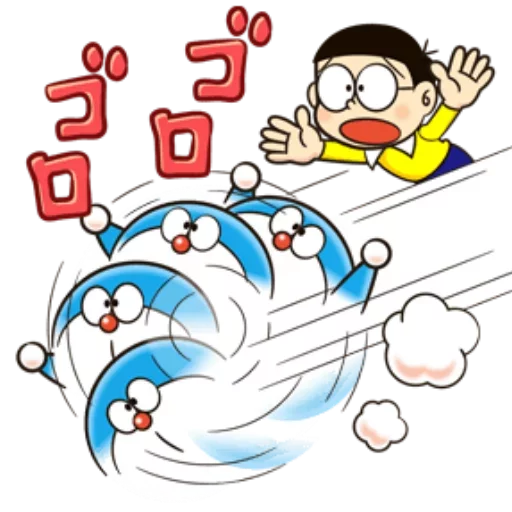 Sticker from the "Doraemon" sticker pack