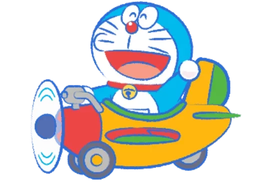 Sticker from the "Doraemon" sticker pack