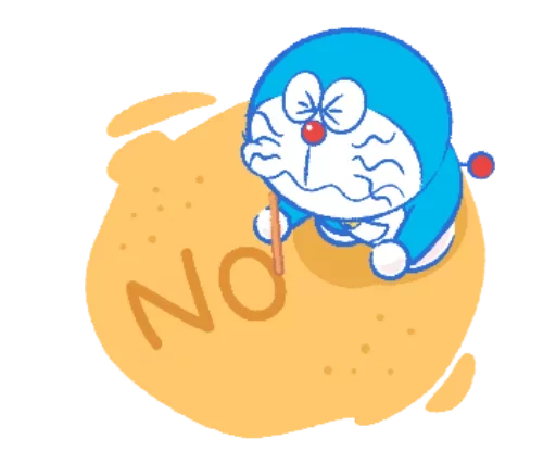 Sticker from the "Doraemon" sticker pack