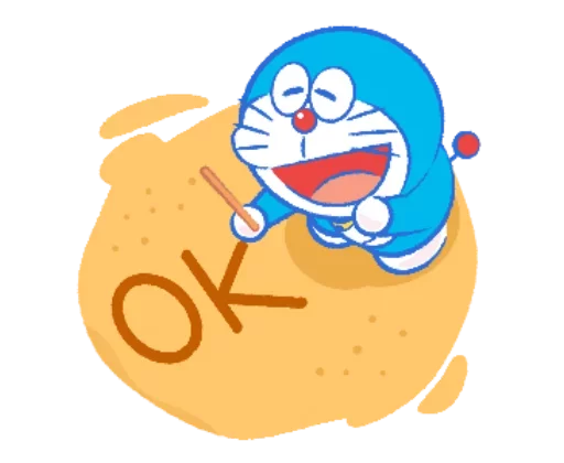 Sticker from the "Doraemon" sticker pack