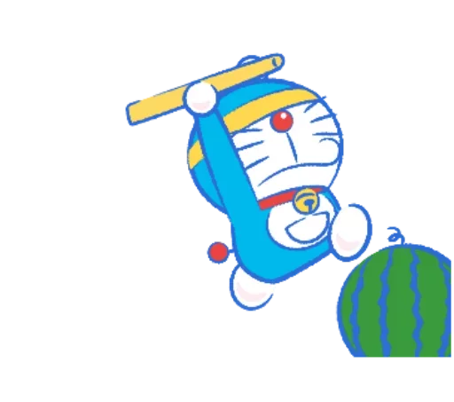 Sticker from the "Doraemon" sticker pack