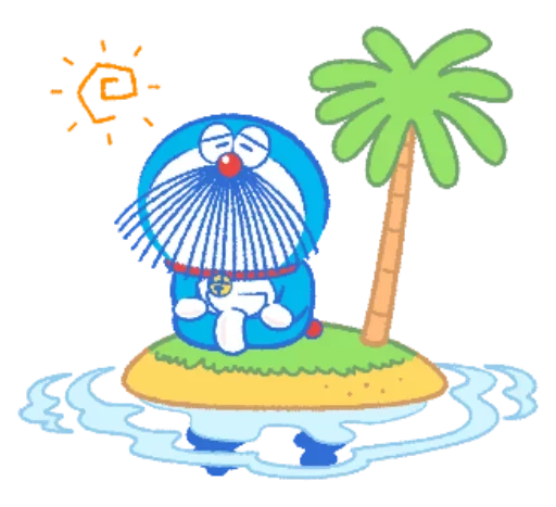 Sticker from the "Doraemon" sticker pack