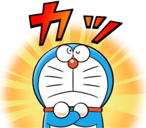 Sticker from the "Doraemon" sticker pack