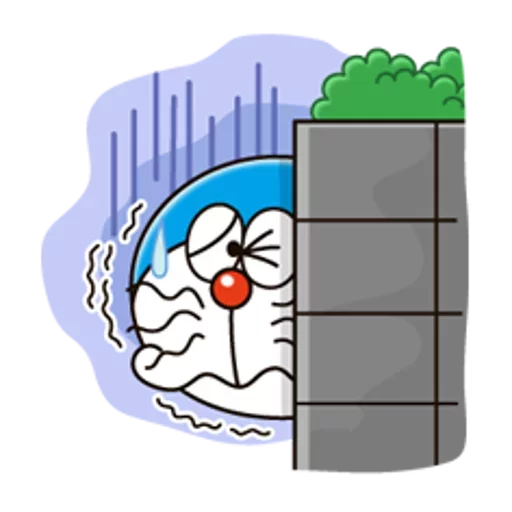 Sticker from the "Doraemon" sticker pack