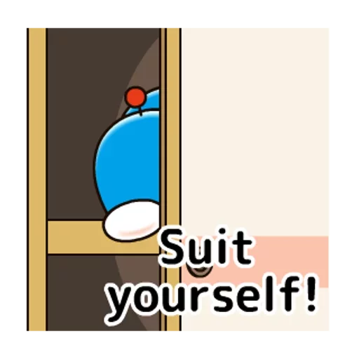 Sticker from the "Doraemon" sticker pack