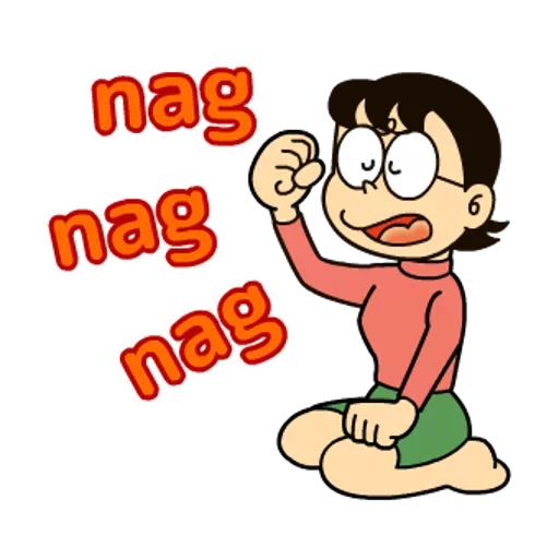 Sticker from the "Doraemon" sticker pack