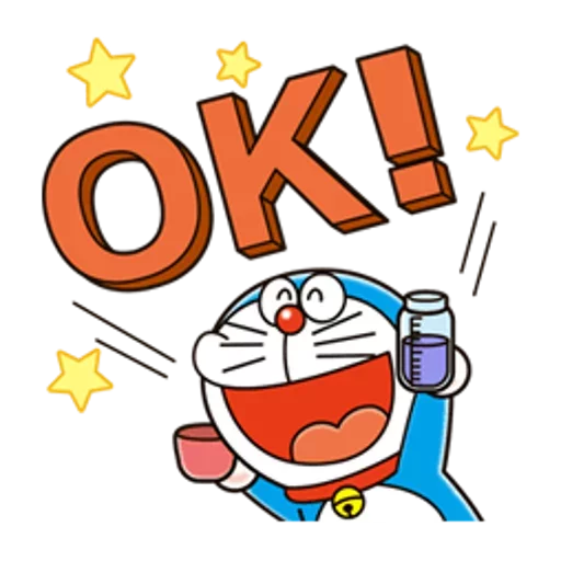 Sticker from the "Doraemon" sticker pack