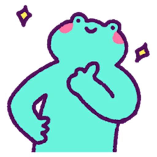 Sticker from the "oh_my_frog" sticker pack