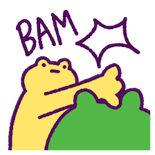 Sticker from the "oh_my_frog" sticker pack