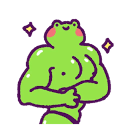 Sticker from the "oh_my_frog" sticker pack