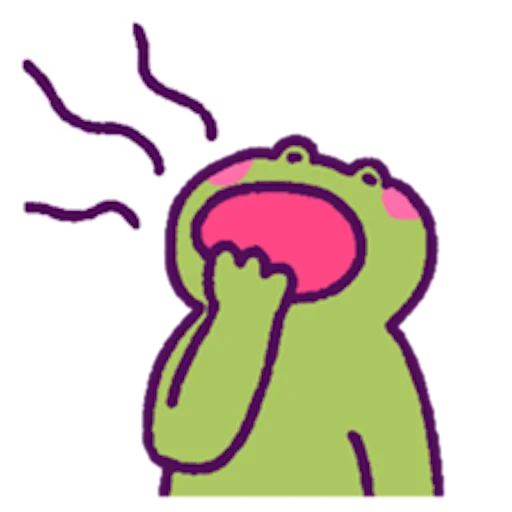 Sticker from the "oh_my_frog" sticker pack