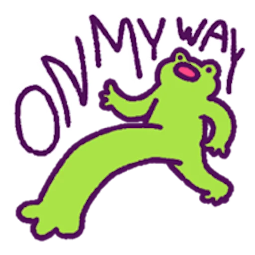 Sticker from the "oh_my_frog" sticker pack