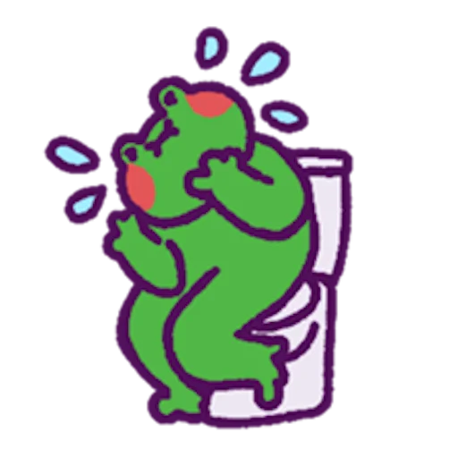 Sticker from the "oh_my_frog" sticker pack