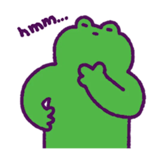 Sticker from the "oh_my_frog" sticker pack