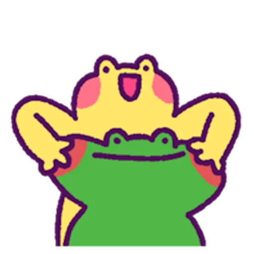 Sticker from the "oh_my_frog" sticker pack