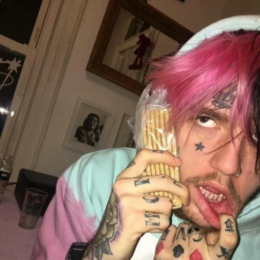 Sticker from the "Lil Peep" sticker pack