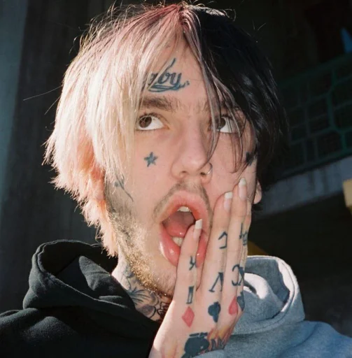 Sticker from the "Lil Peep" sticker pack