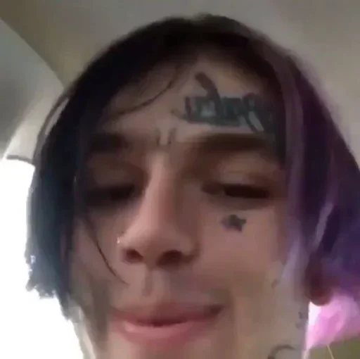 Sticker from the "Lil Peep" sticker pack