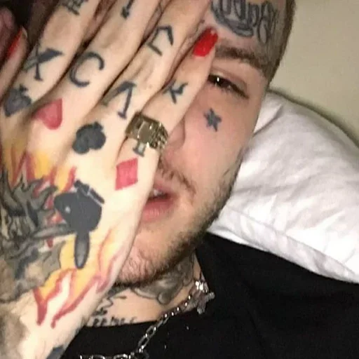 Sticker from the "Lil Peep" sticker pack