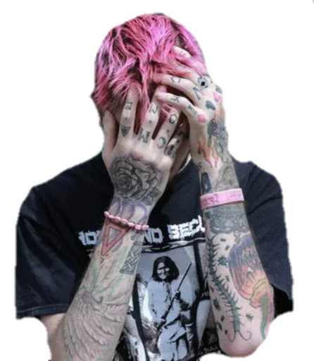 Sticker from the "Lil Peep" sticker pack