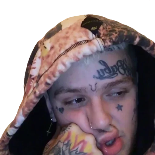 Sticker from the "Lil Peep" sticker pack