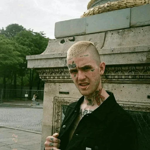 Sticker from the "Lil Peep" sticker pack