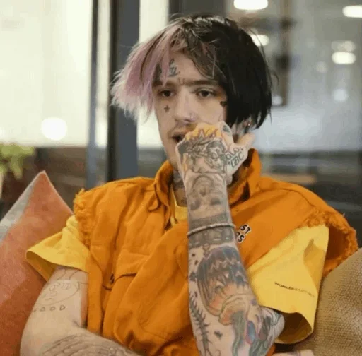 Sticker from the "Lil Peep" sticker pack