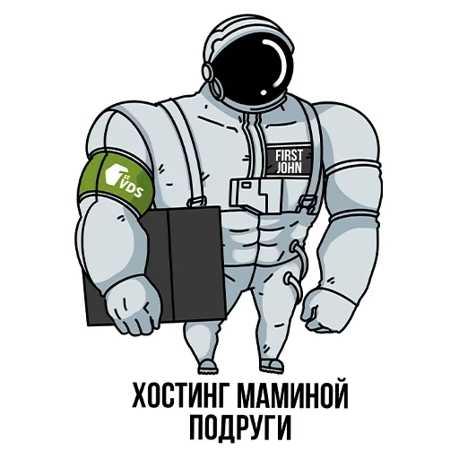 Sticker from the "FirstVDS - космос, хостинг и котики🐈" sticker pack